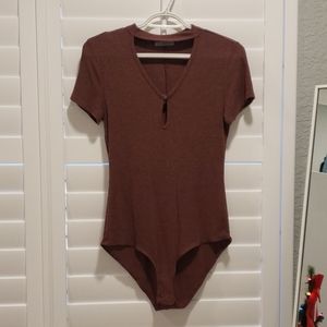 Maroon romper top
